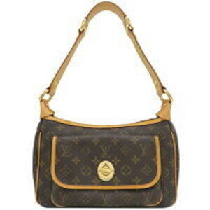 Louis Vuitton Tikal Monogram Canvas Shoulder Bag Brown